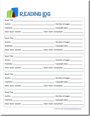 5th grade book report template pdf